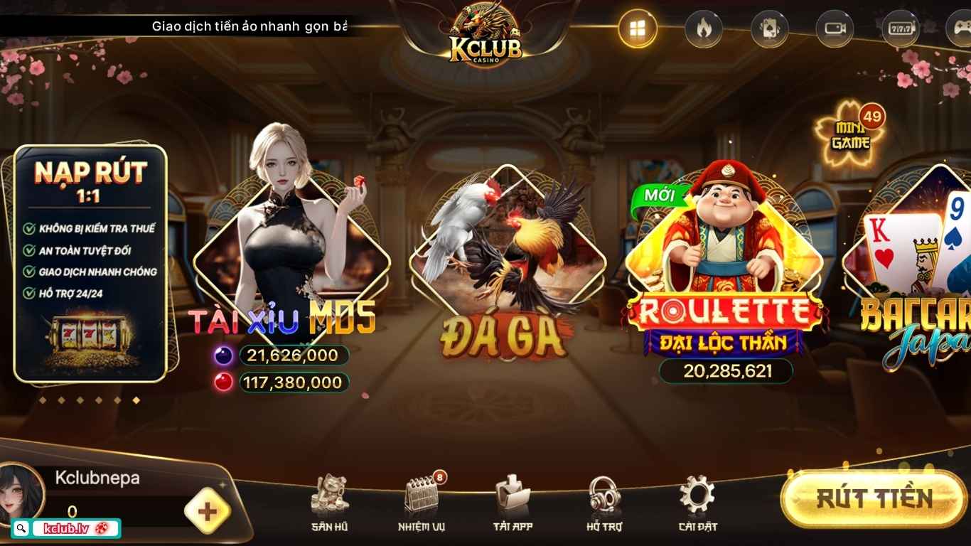 Giới thiệu những sảnh game nổi bật trên cổng game Kclub Giới thiệu những sảnh game nổi bật trên cổng game Kclub