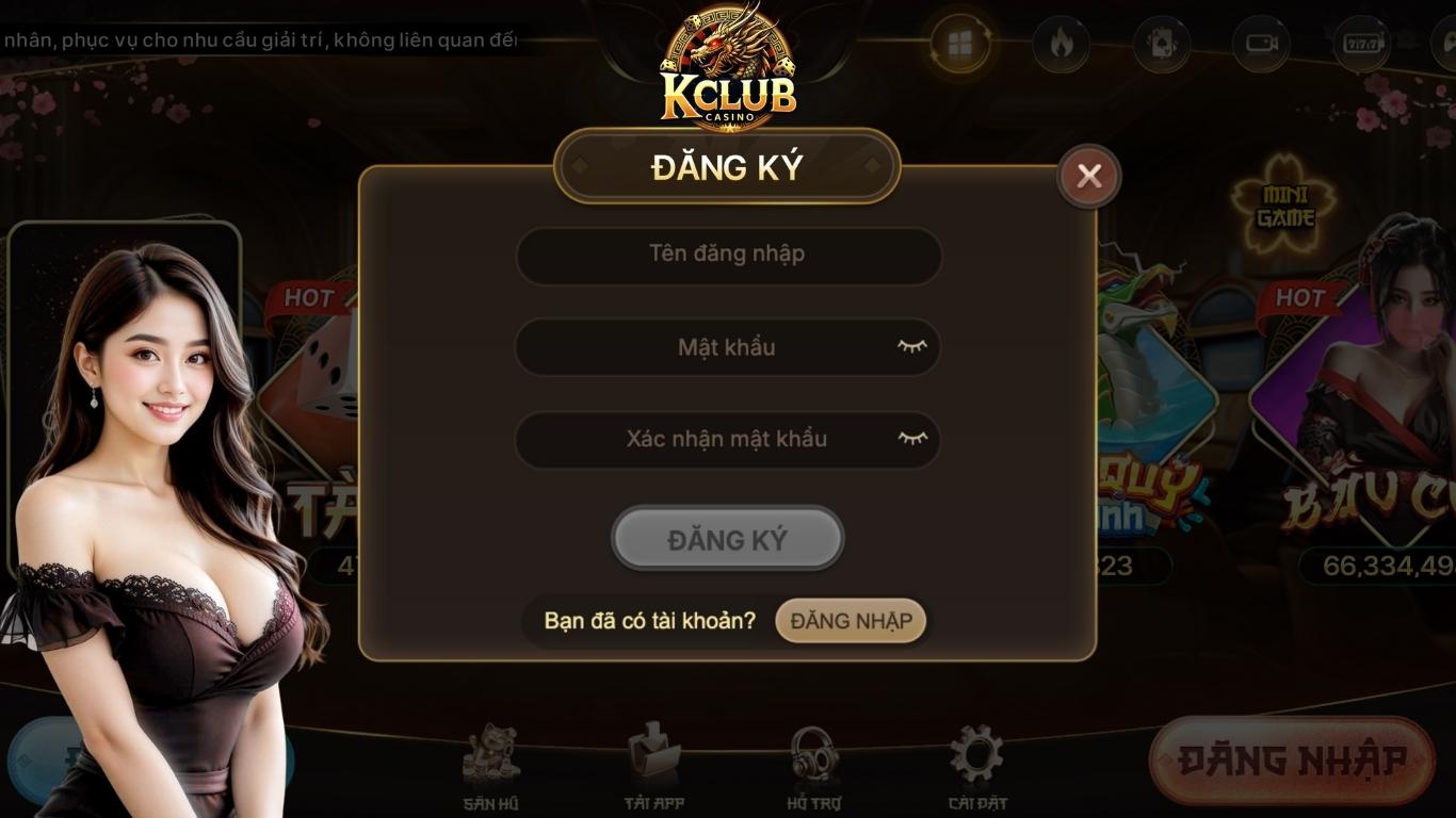 Hướng dẫn đăng ký Kclub thành công